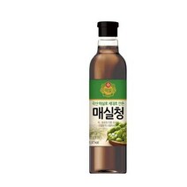 백설 매실청, 645g, 3개