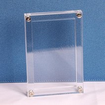 아크릴액자 압축앨범 가훈 가벼운 액자 그루브 카드 벽돌 보호 쉘 마그네틱나사 고정-150, PSA Magnetic