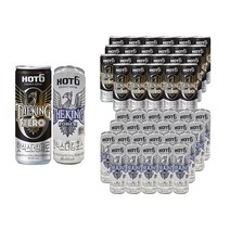 핫식스 더킹 355ml 제로 24캔+포스 24캔, 총 48캔