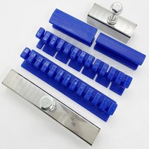 6pcs 자동차 페인트가없는 덴트 수리 도구 자동 덴트 바디 수리를위한 범용 페인트없는 접착 키트 자동 바디 샵 도구 덴트 수리, 6개