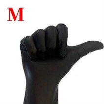 음식물처리기 20pcs 니트릴 일회용 장갑 방수 식품 학년 pvc 라텍스 장갑 가정용 주방 실험실 청소 장갑 홈, m, 20개