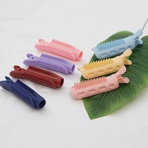 멜로무드 뿌리 볼륨집게 셀프뿌리펌 앞머리롤 웨이브 집게핀 구르뽕 파마 그루프, 원핀앞머리집게핀(피치)