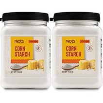 Roots Circle 100% Pure Corn Starch | 2 [17oz] Airtight Containers| All Natural Thickener for Soups, 1