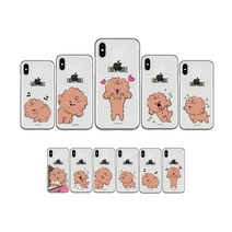 쪼코 푸들 갤럭시 J6 2018 J600 투명 젤리 폰 케이스, 룰루