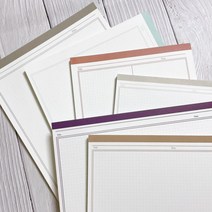 로얄 서브젝트 노트패드 답안지 떡메모지 타공노트 A4 B5 A5, 드라이레드_세로