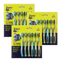 아모레퍼시픽 메디안 트리플솔루션칫솔 미세모 6입 x 3개 대나무숯, 6개입