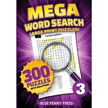 MEGA Word Search (Volume 3) Paperback, Blue Penny Press, English, 9781736714928