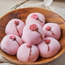 농가살리기 봄을담은 벚꽃찹쌀떡 계절별미 벚꽃모찌 개별포장 70gx6개, 벚꽃찹쌀떡 70g×6개입(1박스)