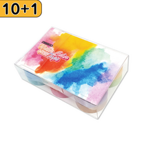 (10 1세트) 신우 12색 수채화 모자이크 마스킹테이프 DIY 꾸미기 다꾸 (도안없음), (10 1) (도안X) 수채화 테이프