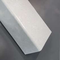 BMC 인조대리석 마루굽틀 80X80X1500 현관 인테리어자재 마루귀틀 귀틀 타일 마감재 재료분리대 (스노우 컬러) 10개