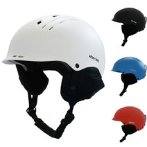 겨울 스포츠 스노우 보드 스키 귀덮는 안전모 헬멧, 블랙