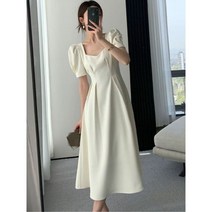 여름 A라인 미디 원피스 파티 연주회 이브닝 돌잔치 맘 드레스