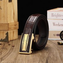 악어가죽벨트 비지니스 가죽 남성허리띠 고급 버클 아빠 선물