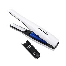 Madami-휴대용 컬링 아이언 충전식 리튬 이온 배터리 2200mAh 미니 소형 무선 헤어 스트레이트너 세라믹 플레이트 펜슬 플랫, [01] 미국, [02] WHITE