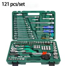 자동차정비공구 세트 기능사 Car Tool Repair자동차 수리 도구 1/4 인치 키트 소켓 렌치 래칫 조합 혼