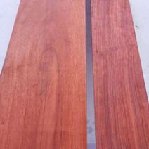 홍단 음핑고 소품 제작 유창목 적삼목 빨간색 염주, 40x10x0.6cm (4개) 왁스 오일 포함