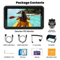 프리뷰모니터 Desview Bestview R5 터치 스크린 HDR 3D LUT 4K, 협력사, 표준 선물 없음