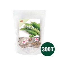 국산 작두콩차 티백 100 T 무첨가 삼각티백 볶은작두콩차 작두콩차물 고함량 플라보노이드 사포닌 식이섬유 칼슘 섬유질 비타민 A C 효능 환절기 건강차 추천 대용량, brainbee 3pack