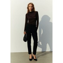H&M 시가렛 팬츠 - 다크 블루/핀스트라이프