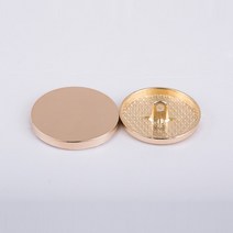 금장 단추 부자재 셀프 평면 골드 메탈 버튼 직경 11mm-30mm 의류 액세서리 셔츠 코트 DIY 10 개, 02 liang jin_04 18mm