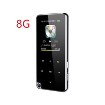 초소형 녹음기 미니 MP3 MP4 HiFi 음악 플레이어 무선 블루투스 터치 스크린 전자 책 레코더로 T.F 카드 확장 지원, [01] 8G