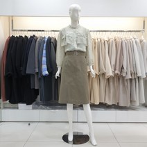 나이스크랍 나이스클랍 플라워 패턴 프릴 쉬폰 블라우스A221PWB205-MT