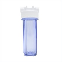 [필터테크] HE1012CW-UN - 플라스틱 카트리지 투명하우징 길이254mm(10inc