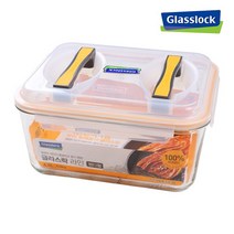 글라스락 핸디 밀폐용기 쌀통/김치통 직사각 6L, 글라스락 밀폐용기 쌀통/김치통 6L