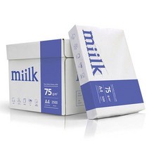 상세페이지참고 _fff 문구사무/복사용지A4(75g/밀크/500매×5권/박스), 본상품선택