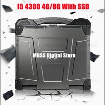 노트북 컴퓨터 Getac B300 i5 4g 8g Ram 4 세대 태블릿 PC 진단용 완전 강화 3 중, 01 4g with 128gssd
