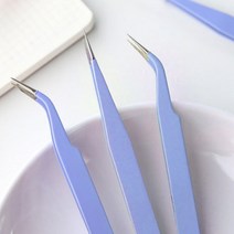 달자샵 1+1 세밀한 작업 뾰족 스티커 집게 다용도 작업 핀셋, 일자, 1Pcs+1Pcs