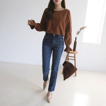 마롱패션 코튼커프스블라우스 솔리드 블라우스 블랙 카멜