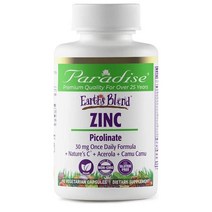 ParadiseHerbs Zinc 아연 피콜리네이트 30mg 90정
