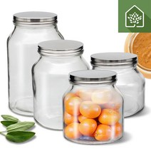 유리병 메탈자 90ml 미니유리병 잼병 예쁜유리병, 메탈글라스자90ml