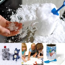 매직 스노우 인공 눈 만들기 실험 과학 교구 사이언스 장식 학습 15일 유지 중등