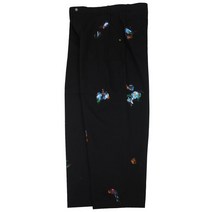 RUNDS 페인팅 핀턱 와이드 치노 팬츠 (블랙) painting pintuck wide chino pants (black)