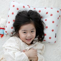 순면 낮은베개 주니어필로우 매쉬 양면사용 자체디자인 7종, 곰돌이놀이터