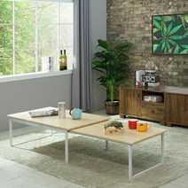 [수량한정 폭탁세일] 에보니아 익스텐션 확장형 철재 티테이블/커피테이블소파테이블/쇼파테이블/다용도철제테이블, 화이트