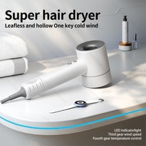 슈퍼 헤어 드라이어 차이슨 드라이기 가벼운 저소음 음이온 프리미엄 헤어 드라이어, 한국, 하얀