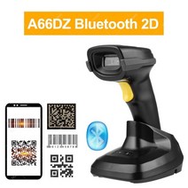 qr코드스캐너 택배 바코드 리더기 스캐너 바코드 스캐너 무선 레이저 1d 2d qr 블루투스 바코드 리더 usb 스캐너 2d qr 코드 리더 pdf417 데스크탑 스캐너, a66dz 블루투스 2d