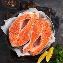 국내산 통영 연어 구이용 스테이크용 400g, 연어1200g