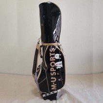 바퀴달린 골프가방 골프백 스탠드백 캐디백 남성 여성 경량, 블랙