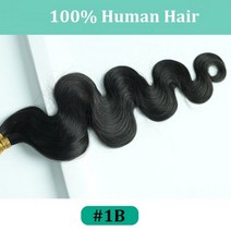 다크 브라운 웨이브 클립 인 헤어 익스텐션 10 개 160g 트리플 웨프트 바디 웨이브 레미 클립 실제 인모 익스텐션 풀 헤드 클립, 1B, 24 inches_10Pcs 160G