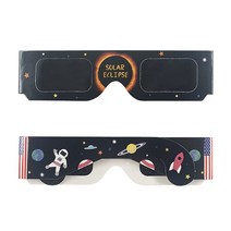 VR VR기기500 개/몫 3D 종이 안전 태양 안경 일식 볼 도매, 한개옵션1, 02 Astronaut