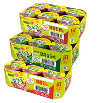 [안녕골목마켓]오뚜기컵누들3종세트_매콤찜닭6+매콤한맛6+잔치쌀국수6, 컵누들3종세트