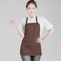 오투라이프에이프런 손님용 앞치마 - 미니, 브라운, 1개