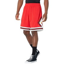 Mitchell & Ness Chicago Bulls 남성 197576 로드 스윙맨 반바지 스칼렛. 5773049183