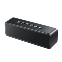 베이스어스 Bluetooth Speaker Wireless Soundbar Portable Water프로of Box 20W Output Dual Bar, 01 Black
