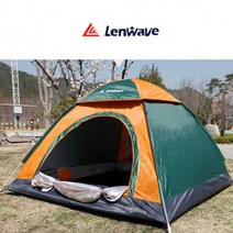 2초만에설치 (3-4인용/5-6인용) Lenwave 방수텐트 원터치, 5-6인용
