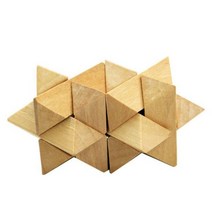 치매예방퍼즐 게임 클래식 IQ 3D 나무 연동 버 퍼즐 듣기 잠금 하노이 타워 마인드 두뇌 티저 키덜트, KM23